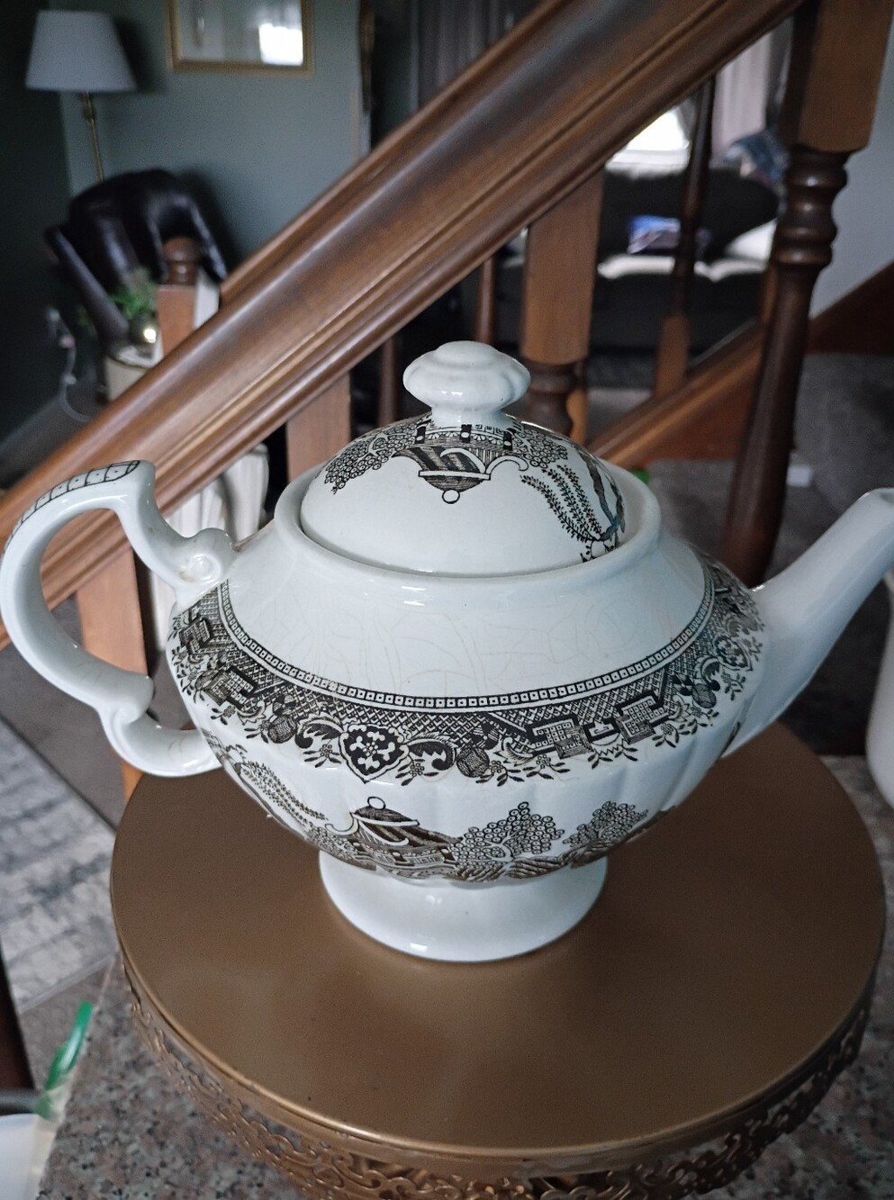 Vintage Ellgrave Marlboro Brown England Teapot - Picture 2 of 11